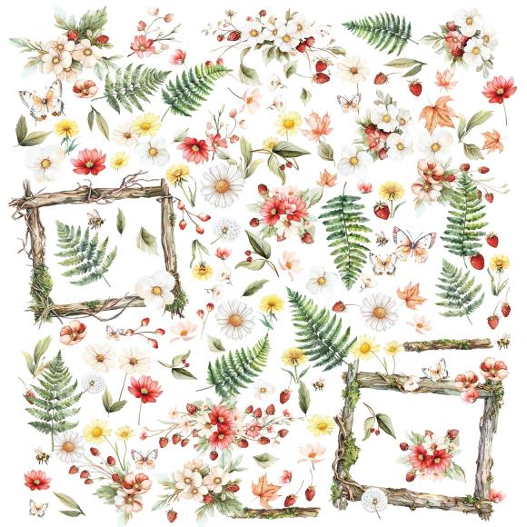 49 And Market Laser Cut Outs Wildflower, Nature's Haven - Postage as per Actual