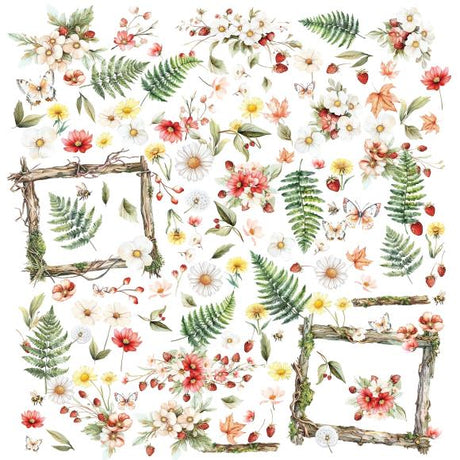 49 And Market Laser Cut Outs Wildflower, Nature's Haven - Postage as per Actual