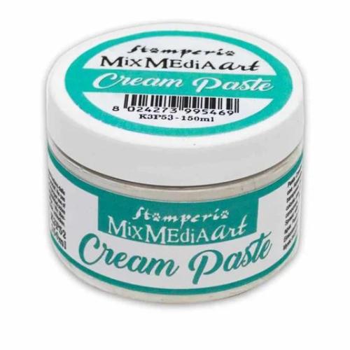 Stamperia Cream Paste 150ml White (K3P53)