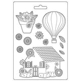Stamperia - ¬†Soft Mould A5 - Create Happiness Welcome Home, House