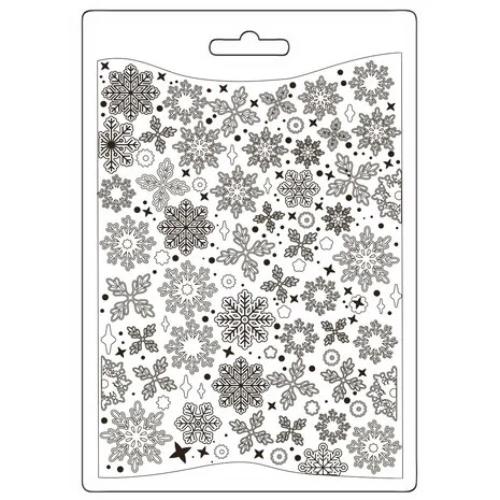 Stamperia Create Happiness Dewdrops Soft Mould A5 Snowflakes (K3PTA5664)