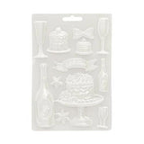 Stamperia Masquerade Soft Mould A5 Flut And Cakes (K3PTA5667)