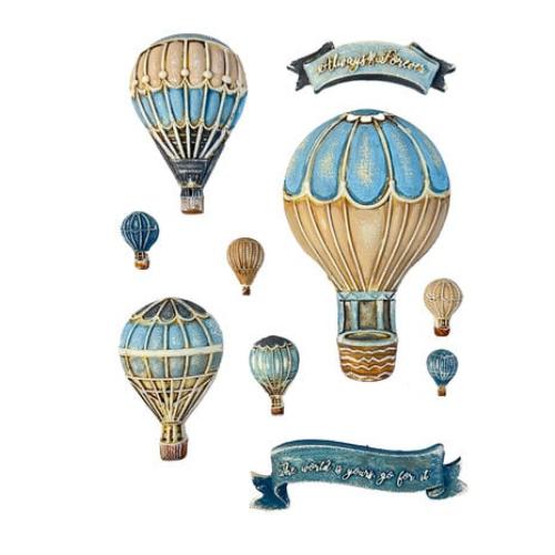Stamperia Timeless A5 Soft Mould Balloons (K3PTA5672)