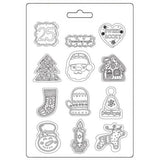Stamperia Candy Christmas A5 Soft Mould Elements (K3PTA5675)