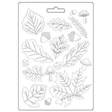 Stamperia Whispering Woods A5 Soft Mould Leaves (K3PTA5676)
