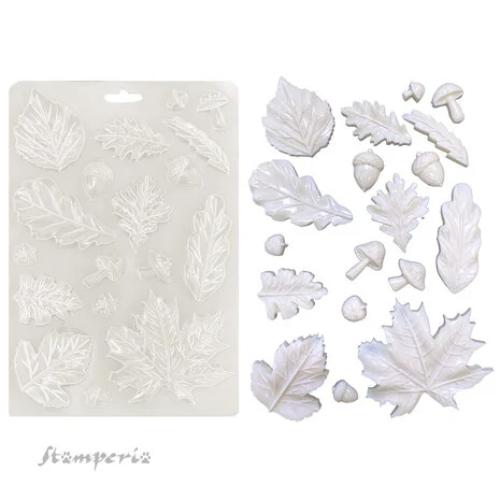 Stamperia Whispering Woods A5 Soft Mould Leaves (K3PTA5676)