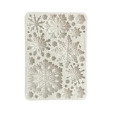 Stamperia Create Happiness Dewdrops A5 Silicon Mould Snowflakes (KACMA545)