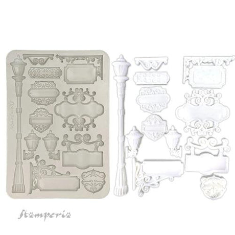 Stamperia Art of Travelling A5 Silicon Mould Plates (KACMA551)