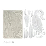 Stamperia Masquerade Silicon Mould A5 Feathers (KACMA552)