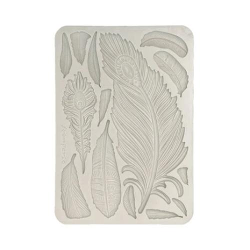 Stamperia Masquerade Silicon Mould A5 Feathers (KACMA552)