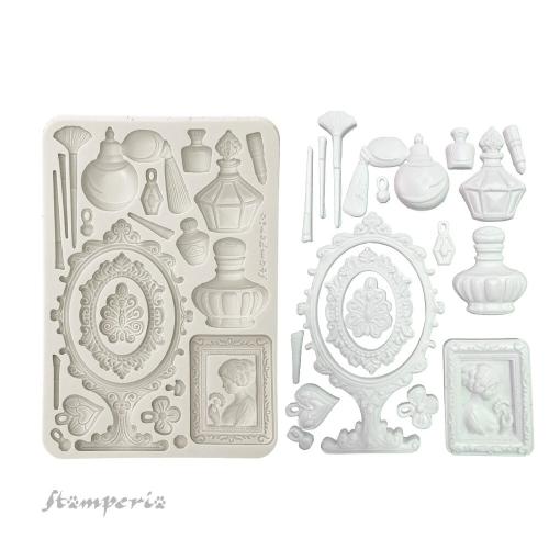 Stamperia Masquerade Silicon Mould A5 Beauty Accessories (KACMA553)