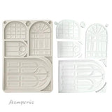 Stamperia Masquerade Silicon Mould A5 Windows (KACMA554)