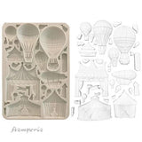 Stamperia - Alice in Christmas A5 Silicon Mould Circus and Air Balloons (KACMA568)
