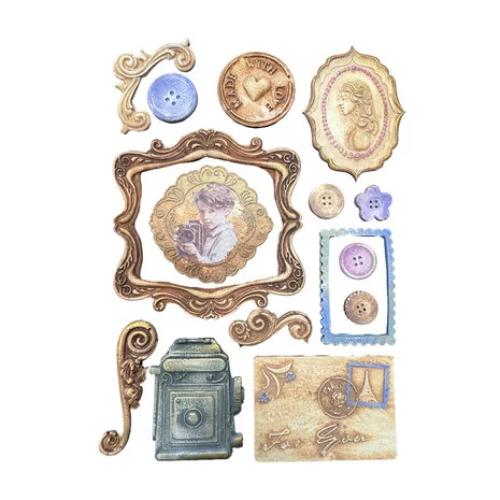 Stamperia Quiet Days A5 Silicon Mould Plates (KACMA595)