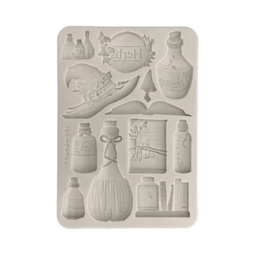 Stamperia Herbarium Silvae A5 Silicon Mould Alchemy (KACMA596)
