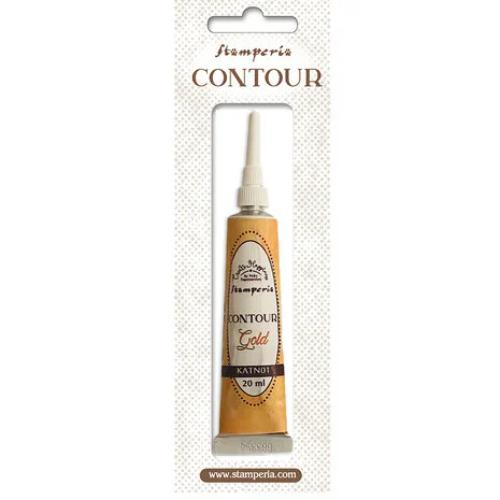 Stamperia Create Happiness Contour Liner Gold 20ml (KATN01)