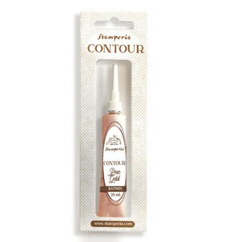 Stamperia Create Happiness Contour Liner Rose Gold 20ml (KATN05)
