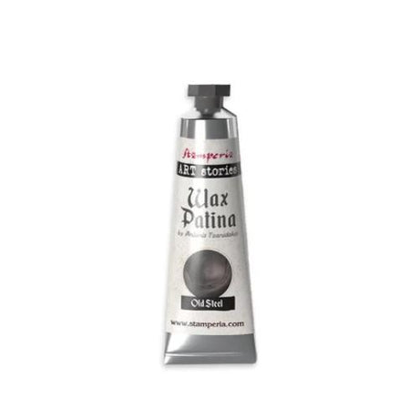 Stamperia Art Stories Wax Patina Old Steel 40ml (KECW01)