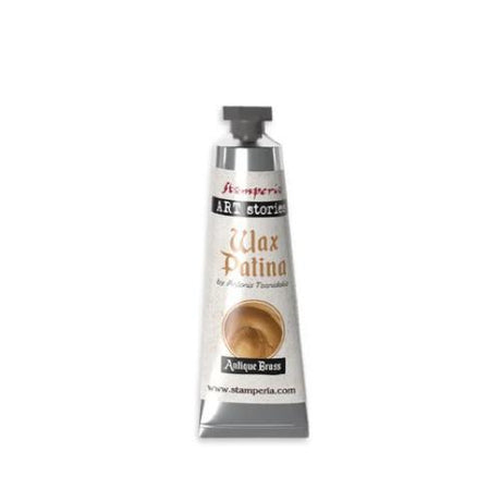 Stamperia Art Stories Wax Patina Antique Brass 40ml (KECW05)