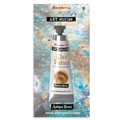 Stamperia Art Stories Wax Patina Antique Brass 40ml (KECW05)