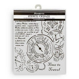 Stamperia Venice City of Art Thick Stencil 20x25cm Time to Travel (KSTD182)