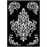 Stamperia Art Stories A3 Big Stencil Frieze and Corners (KSTDA3001) - Postage as per Actual