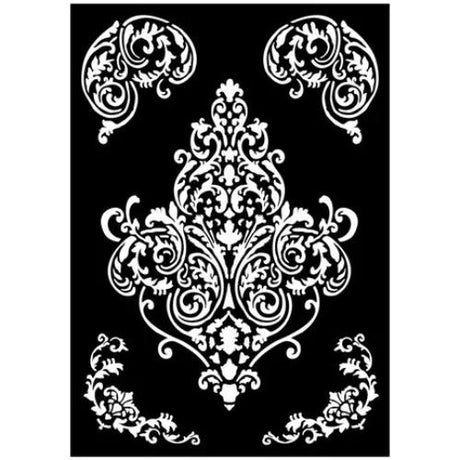 Stamperia Art Stories A3 Big Stencil Frieze and Corners (KSTDA3001) - Postage as per Actual