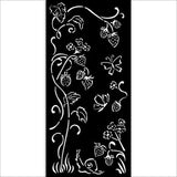 Stamperia Hidden Grove Thick Stencil 12x25cm Strawberries (KSTDL115)