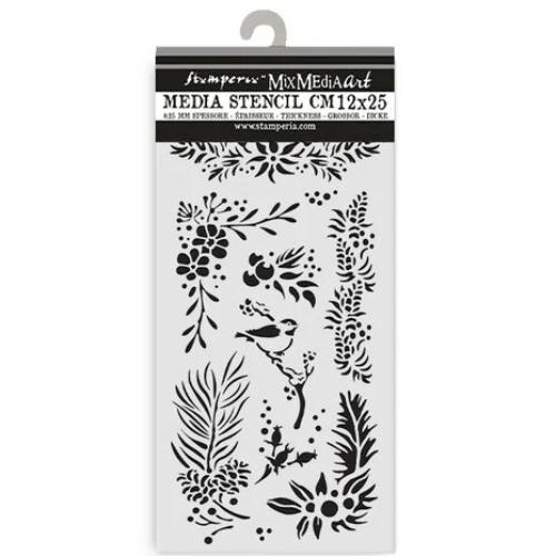 Stamperia The Owl's House Thick Stencil 20x25cm Branches (KSTDL127)