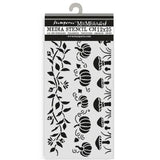 Stamperia Whispering Woods Thick Stencil 12x25cm 3 Stripes (KSTDL130)