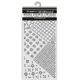 Stamperia Quiet Days Thick Stencil 12x25cm Mixed Tiles (KSTDL135)
