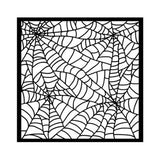 Stamperia Whispering Woods Thick Stencil 18x18cm Spider Pattern (KSTDQ127)
