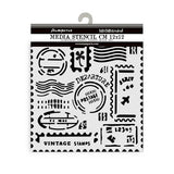 Stamperia Art of Travelling Thick Stencil 12x12cm Stamps (KSTDS01)