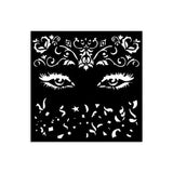 Stamperia Masquerade Thick Stencil 12x12cm Eyes (KSTDS12)