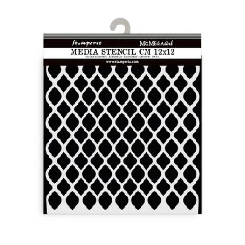 Stamperia Timeless Thick Stencil 12x12cm Net Texture (KSTDS48)