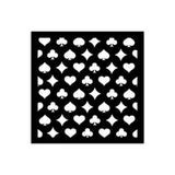 Stamperia - Alice in Christmas Thick Stencil 12x12cm Poker Cards (KSTDS55)