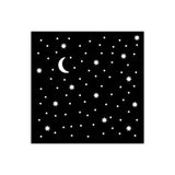 Stamperia - Alice in Christmas Thick Stencil 12x12cm Stars and Moon (KSTDS57)