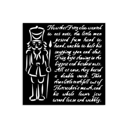 Stamperia - Alice in Christmas Thick Stencil 12x12cm Soldiers (KSTDS58)