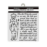 Stamperia - Alice in Christmas Thick Stencil 12x12cm Soldiers (KSTDS58)