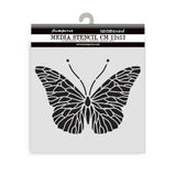 Stamperia Quiet Days Thick Stencil 12x12cm Butterfly (KSTDS65)