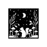 Stamperia Herbarium Silvae Thick Stencil 12x12cm Squirrel (KSTDS66)