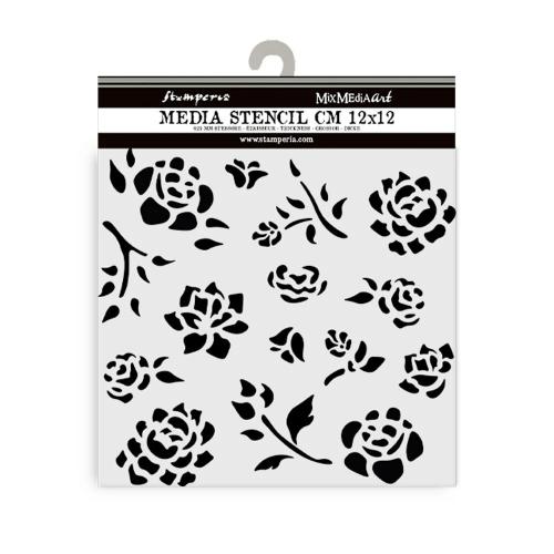 Stamperia Timeless Thick Stencil Selection (8pcs) (KSTDX02)