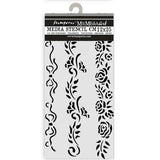 Stamperia Timeless Thick Stencil Selection (8pcs) (KSTDX02)
