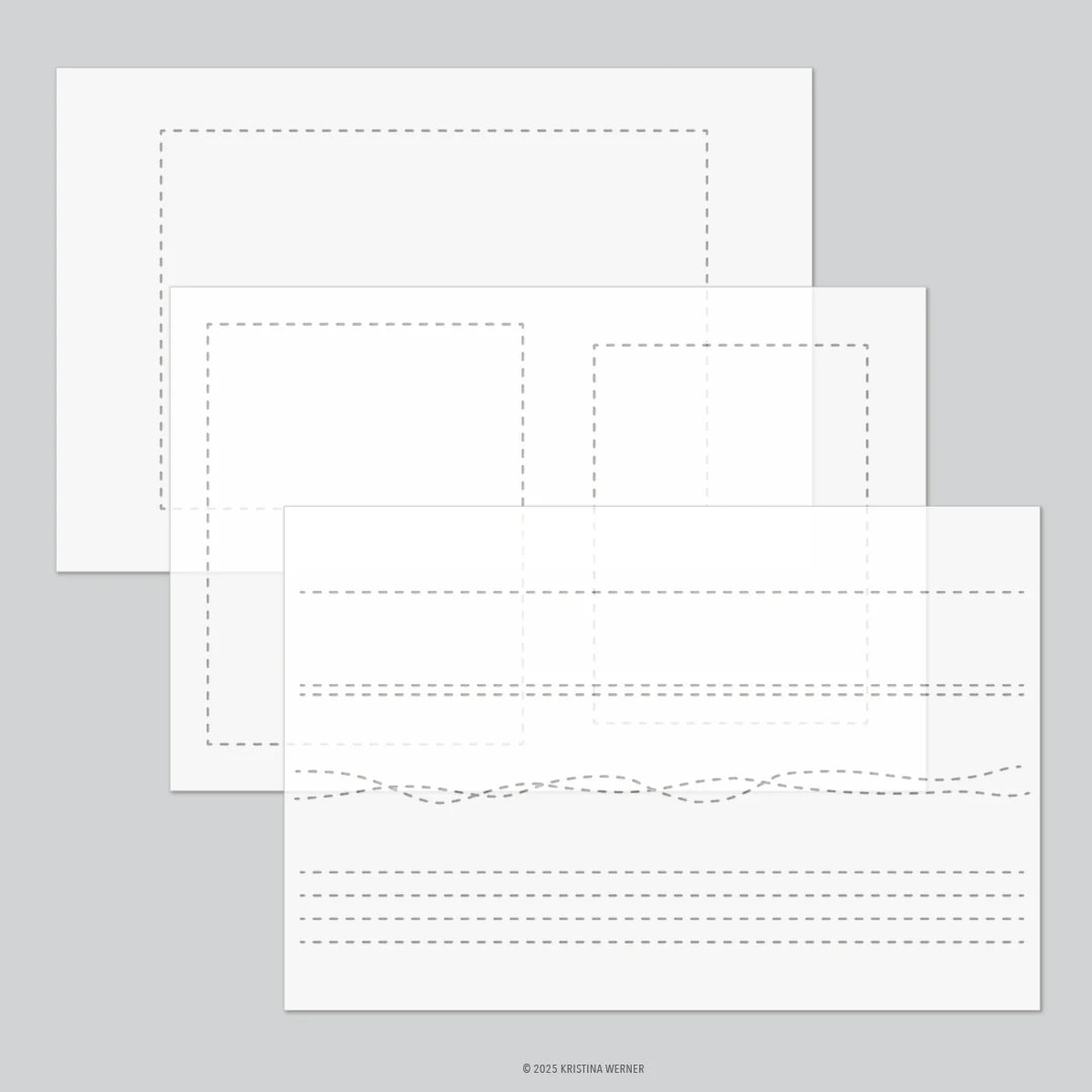 Concord & 9th - Kristina's Finishing Touches Stamp Set (4 x 8), Dies & Stencil Bundle - Postage as per Actual