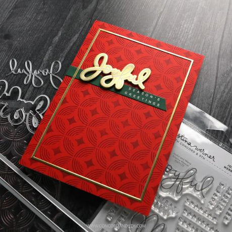 Concord & 9th - Deco Star Easy Repeat Background Stamp(6x6)