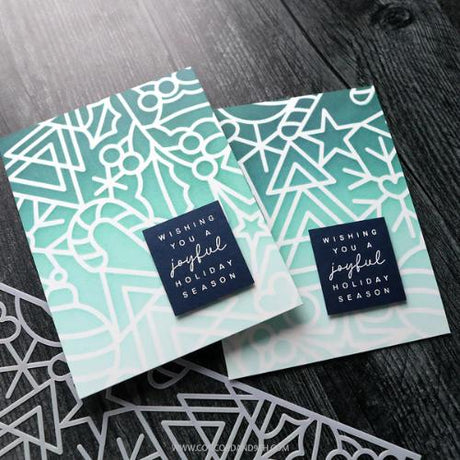 Concord & 9th - Holiday Icons Stencil Pack (6 qty; 6x9)