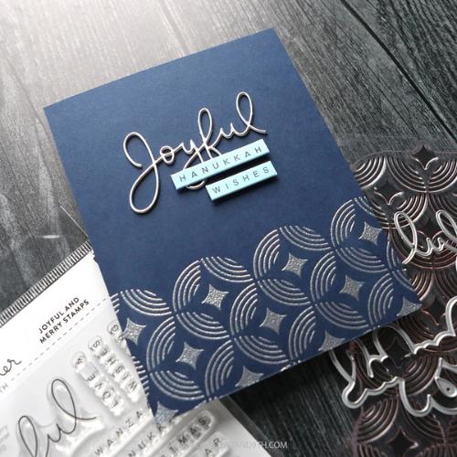 Concord & 9th - Joyful and Merry Stamp Set (4 x 6) and Die Bundle