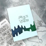 Concord & 9th - Elegant Holiday Greetings Stamp Set(4x6) and Die Bundle