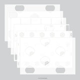 Concord & 9th - Ornaments Stencil Pack (6 qty; 6 x 9)