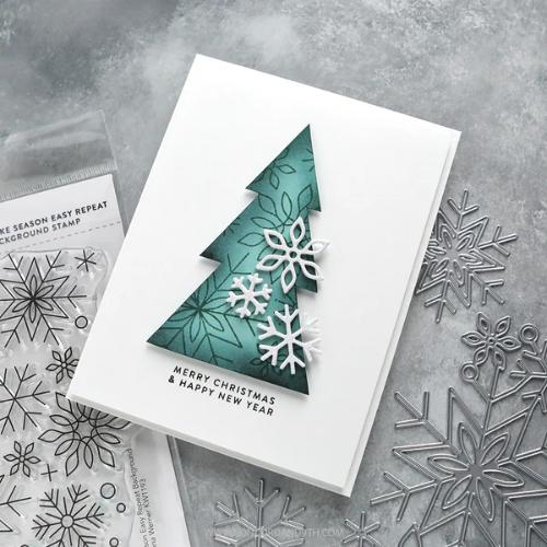 Concord & 9th - Snowflake Season Border Dies